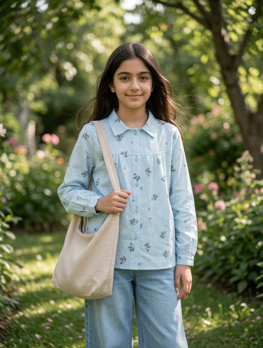 شومیز گل گلی رنگی