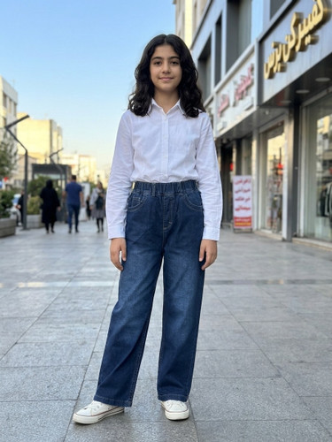 شلوار جین نیم بگ