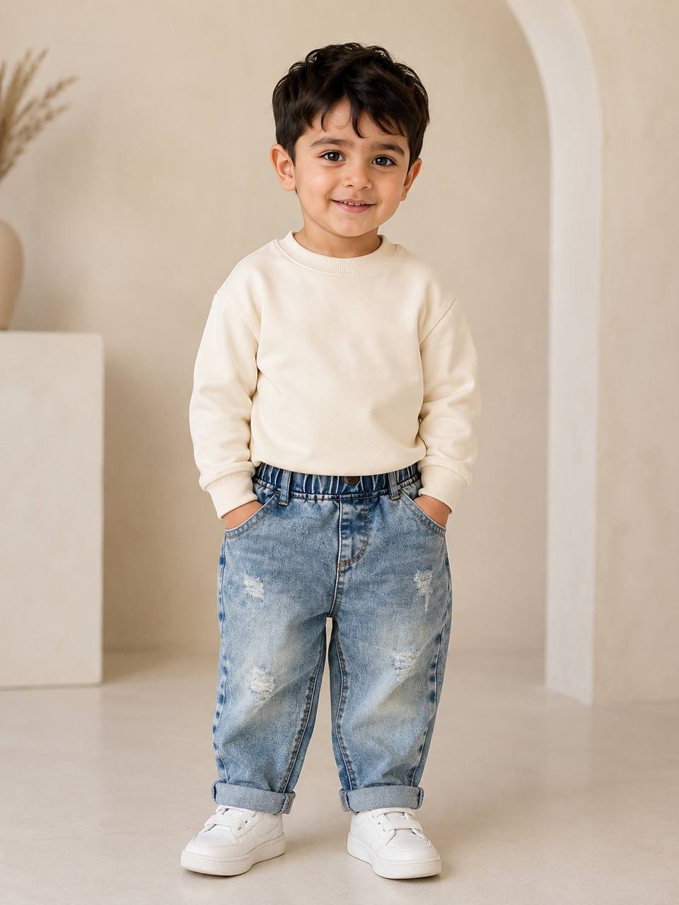 شلوار جین مام نقلی